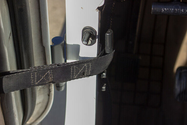 Kentrol 50549 Black Door Strap Pins Pair 76-95 CJ and Wrangler YJ