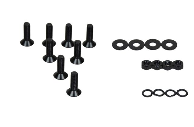 Kentrol 50575 Black Door Hinge Set 4 Pieces 2 Door 07-18 Wrangler JK