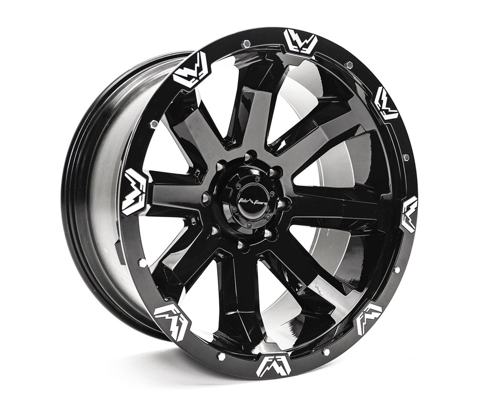 Fab Fours 1710-24278B FF521 Series Black Wheel