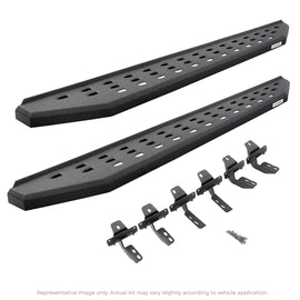Go Rhino 69492648T RB20 Running Boards w/Mounting Brackets Fits Wrangler (JK)