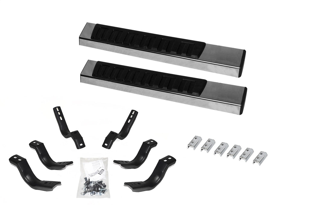 Go Rhino 6862418052PS 6 in. OE Xtreme II Side Steps w/Mounting Brackets Kit