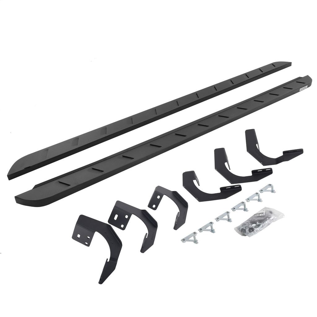 Go Rhino 63430680SPC RB10 Slim Line Running Boards w/Mounting Brackets Kit