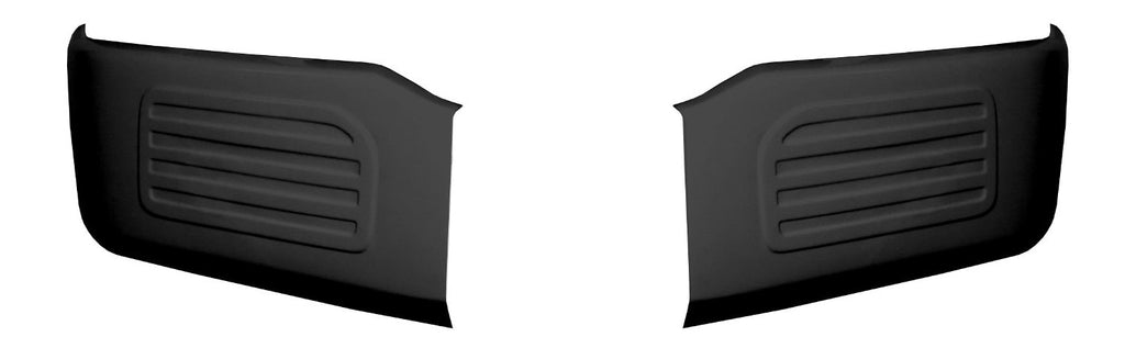 Shellz EF0102 Front Bumper Cover - Side Sections Matte Black Fits 18-20 F-150