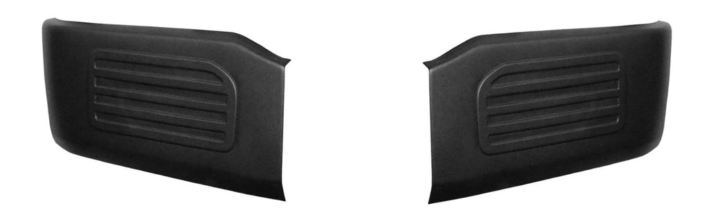 Shellz EF0111 Front Bumper Cover - Side Sections Black Fits 18-20 F-150