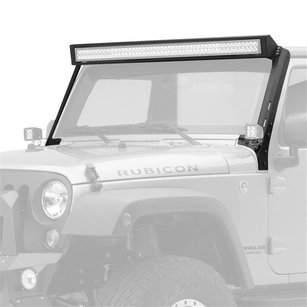 Go Rhino 731500T WLF Windshield Light Frame Fits 07-18 Wrangler (JK)