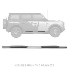 Load image into Gallery viewer, Go Rhino 104412973PS 4 in. 1000 Series Side Steps w/Mounting Brackets Kit