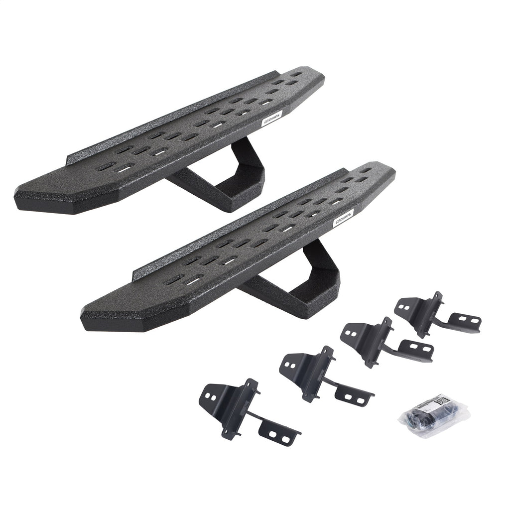 Go Rhino 6969264810T RB30 Running Boards w/Mounting Brackets Fits Wrangler (JK)