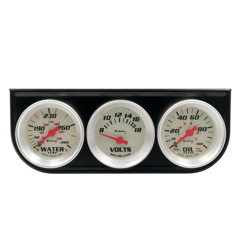 Equus 8100 8000 Series Triple Gauge Set