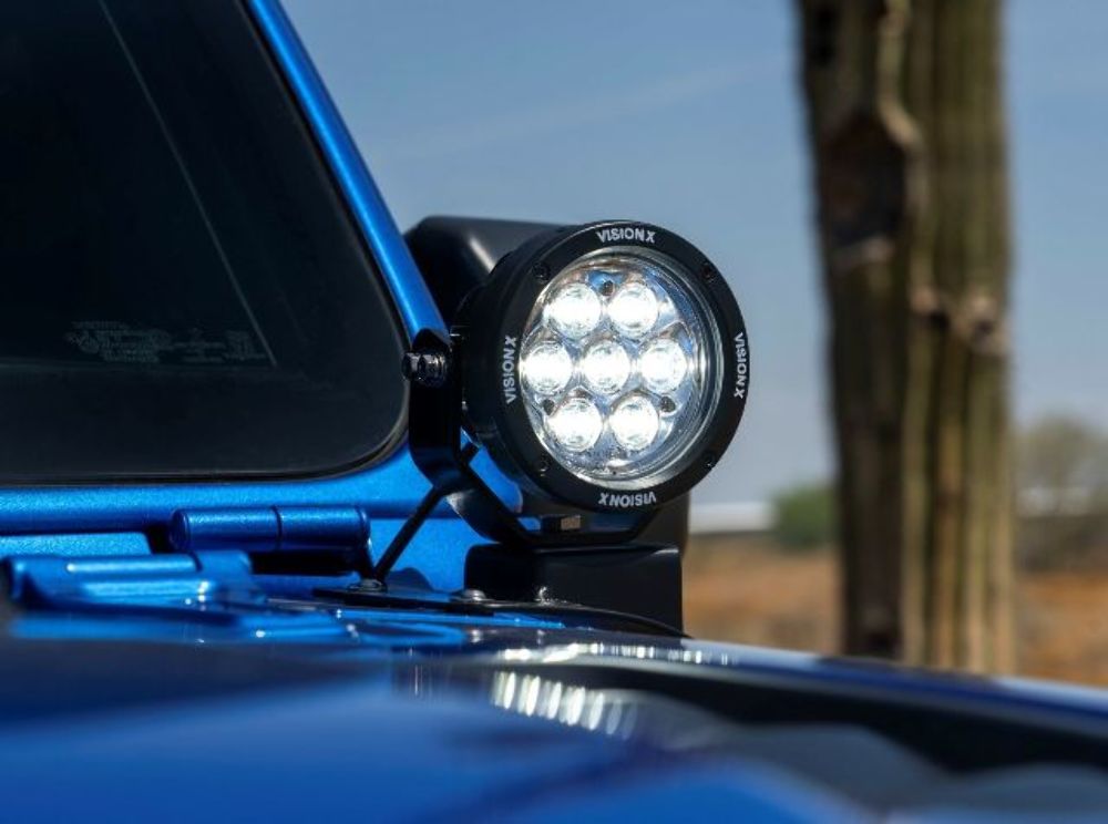 Vision X 5544180 2018-2020 Jeep JL/JT Wrangler Gladiator Cowl Light Mount