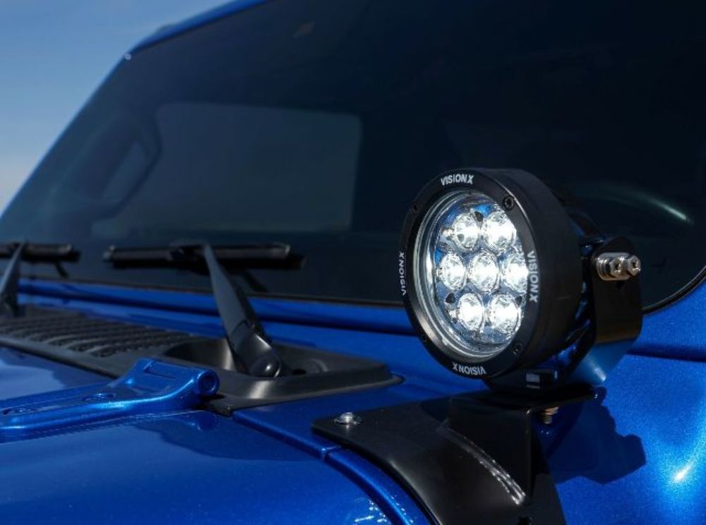 Vision X 5544180 2018-2020 Jeep JL/JT Wrangler Gladiator Cowl Light Mount