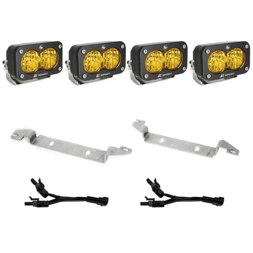 Baja Designs 448081 Amber Fog Pocket Light Kit Fits 22-25 Toyota Tundra