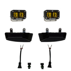 Baja Designs 448170 Fog Pocket Light Kit Amber Fits RAM 19-25 2500/3500