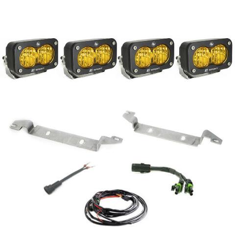 Baja Designs 448185 Amber Fog Pocket Light Kit Fits 23-25 Toyota Sequoia
