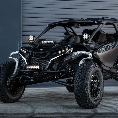 Baja Designs 448188 XL Pro A-Pillar Light Kit Fist Can-Am Maverick R
