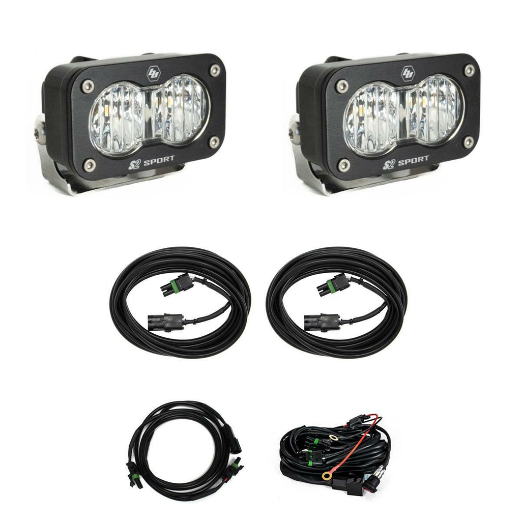 Baja Designs 448209 S2 Sport W/C Reverse Light Kit Wide Cornering Clear