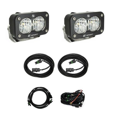 Baja Designs 448209 S2 Sport W/C Reverse Light Kit Wide Cornering Clear