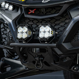 Baja Designs 448220 Push Bar Bumper Kit Amber Fits Can-Am Maverick R LP4