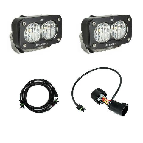 Baja Designs 448231 Clear Sport W/C Reverse Light Kit Plug-N-Play Wide Cornering