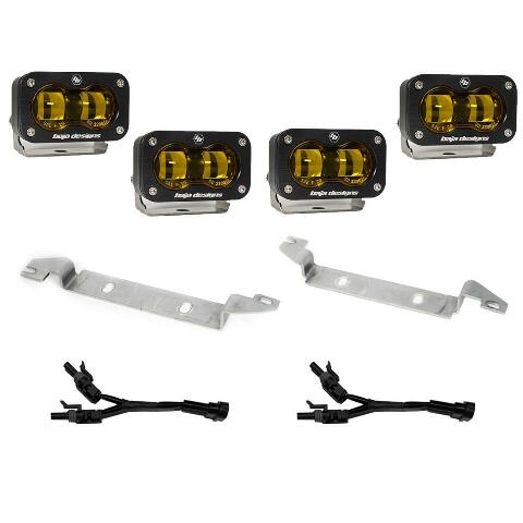 Baja Designs 448240 Amber OEM Fog Replacement Kit Fist 24-25 Toyota Tacoma