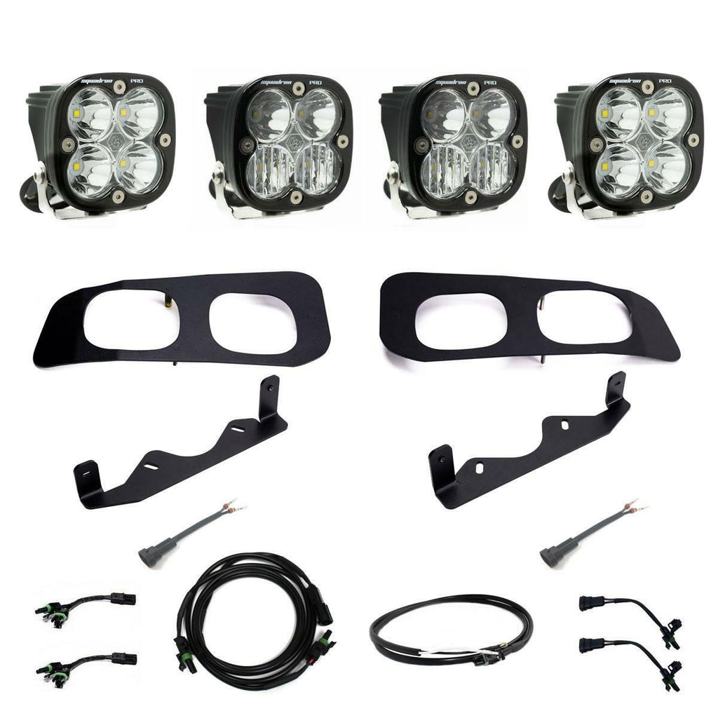 Baja Designs 448256UP Dual Pro Fog Pocket Light Kit Fits Ford Super Duty 23-25