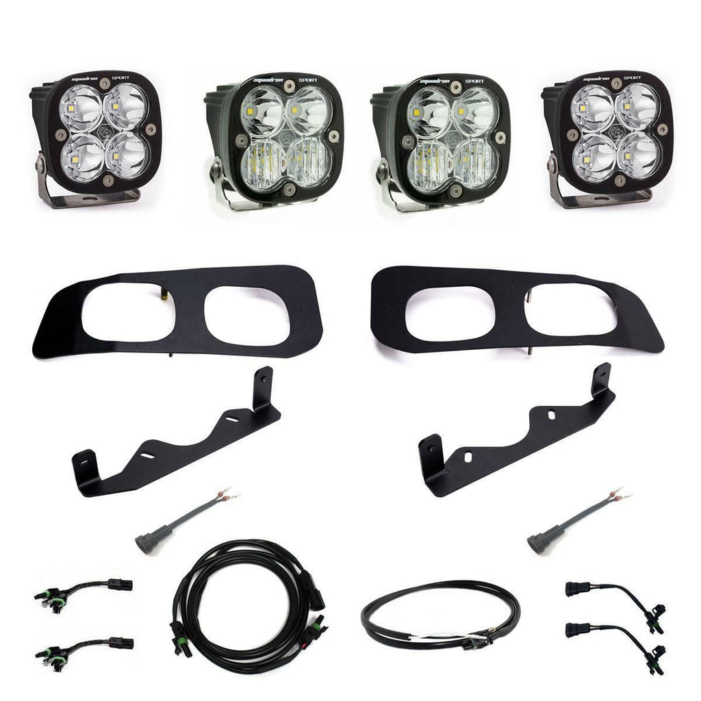 Baja Designs 448257UP Dual Fog Pocket Light Kit Fits 23-25 Ford Super Duty