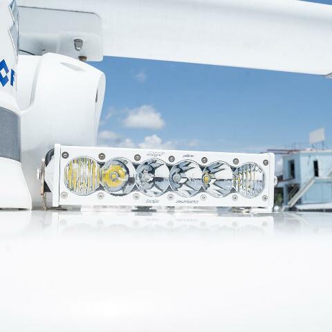Baja Designs 451003WT 10" Combo Clear White Straight LED Light Bar