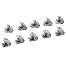 Load image into Gallery viewer, HPS #11 Steel Fuel Injection Hose Clamps 10pc Pack 23/64" 7/16" (9mm 11mm)