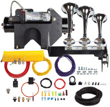 Load image into Gallery viewer, Kleinn Automotive Air Horns HDKIT-630 Train Horn And Onboard Air System w/Horn