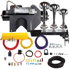Kleinn Automotive Air Horns HDKIT-634 Train Horn And Onboard Air System w/Horn