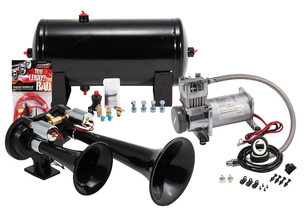 Kleinn Automotive Air Horns HK-EURO Pro Blaster ABS Dual Air Horn Kit