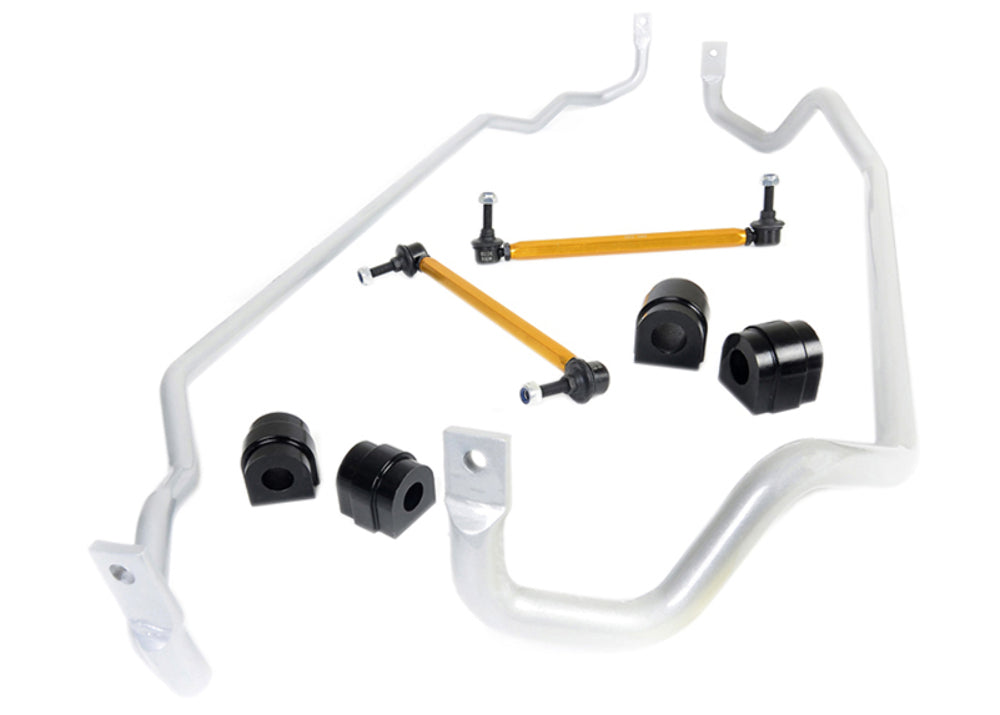 Whiteline BBK004 Front and Rear Sway Bar Vehicle Kit Fits BMW 325i 05-11