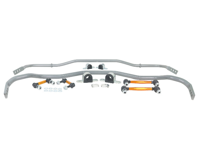 Whiteline BFK006 Front 35mm & Rear 25mm Swaybar Kit for Ford Mustang 15-18