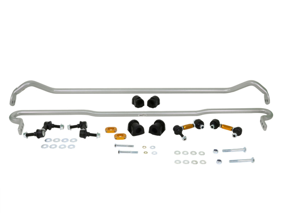 Whiteline BSK019 Front 26mm & Rear 22mm Swaybars Fits Subaru WRX STI 15-18