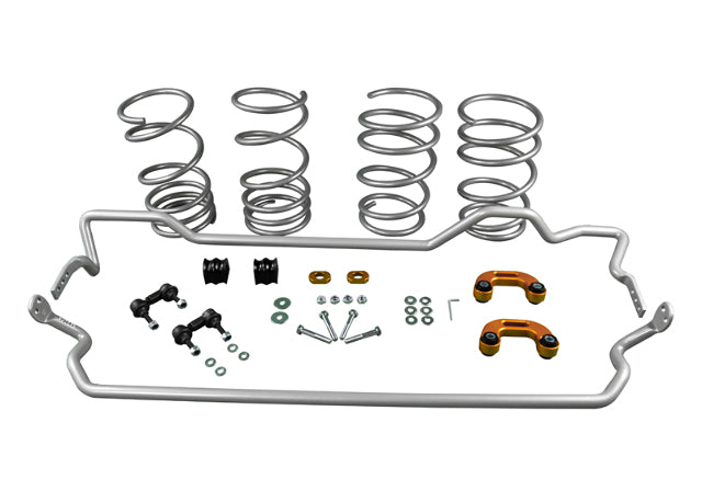 Whiteline GS1-SUB001 Front & Rear Coil Spring / Swaybar Kit Fits Impreza 02-03