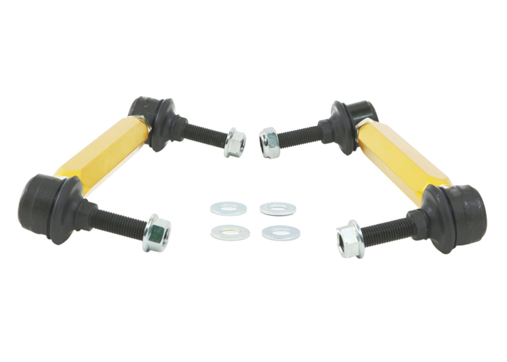 Whiteline KLC140-175 Swaybar Link Assy HD Adjustable 170-195mm 10mm ball stud