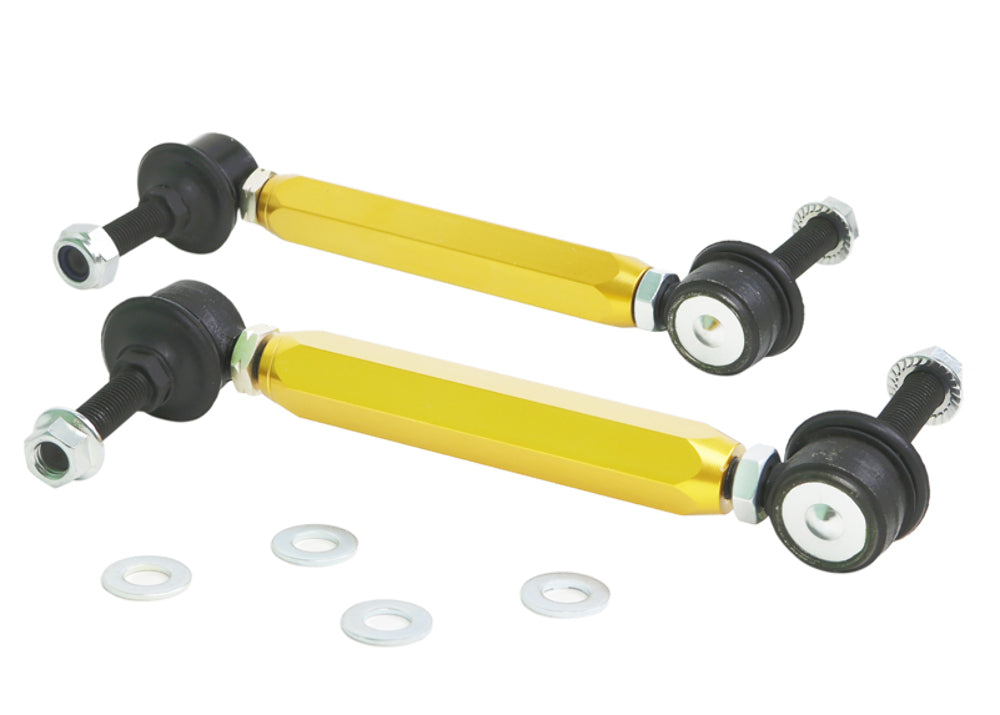 Whiteline KLC140-175 Swaybar Link Assy HD Adjustable 170-195mm 10mm ball stud