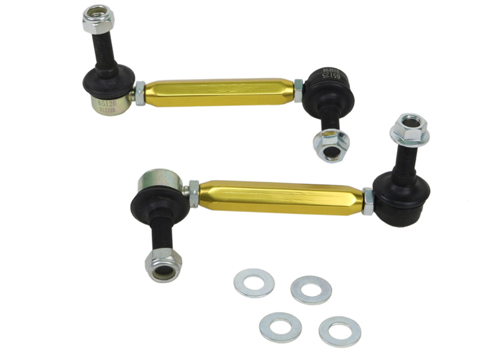 Whiteline KLC180-155 Swaybar Link Assy HD Adjustable 150-175mm 12mm ball stud