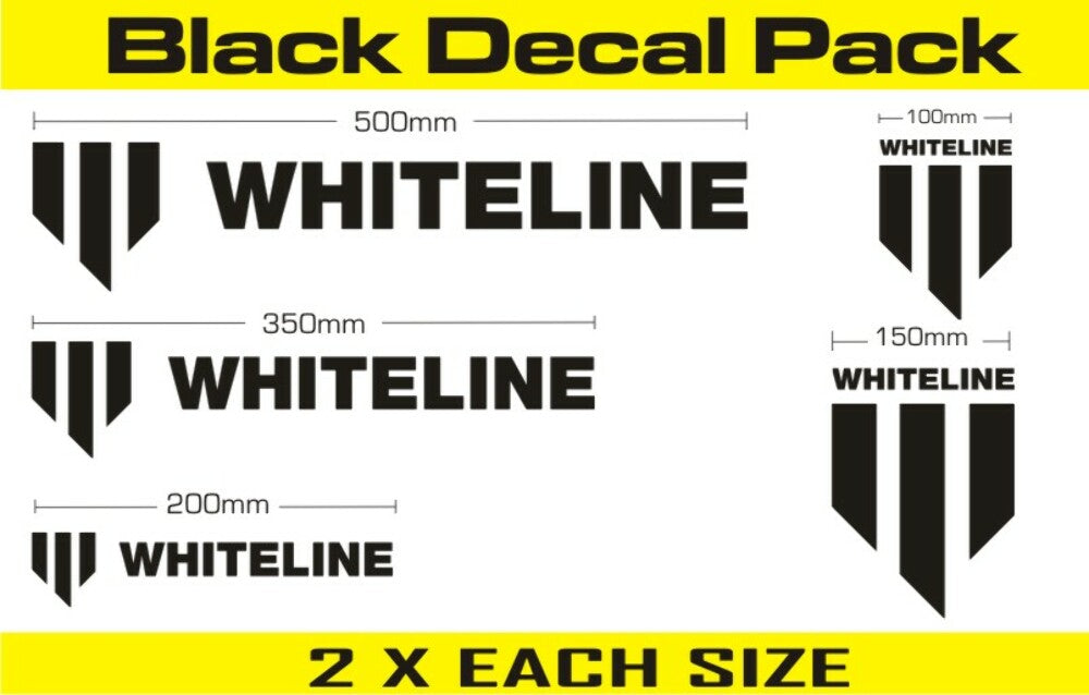 KWM002 Whiteline Whiteline Decal Kits - Black