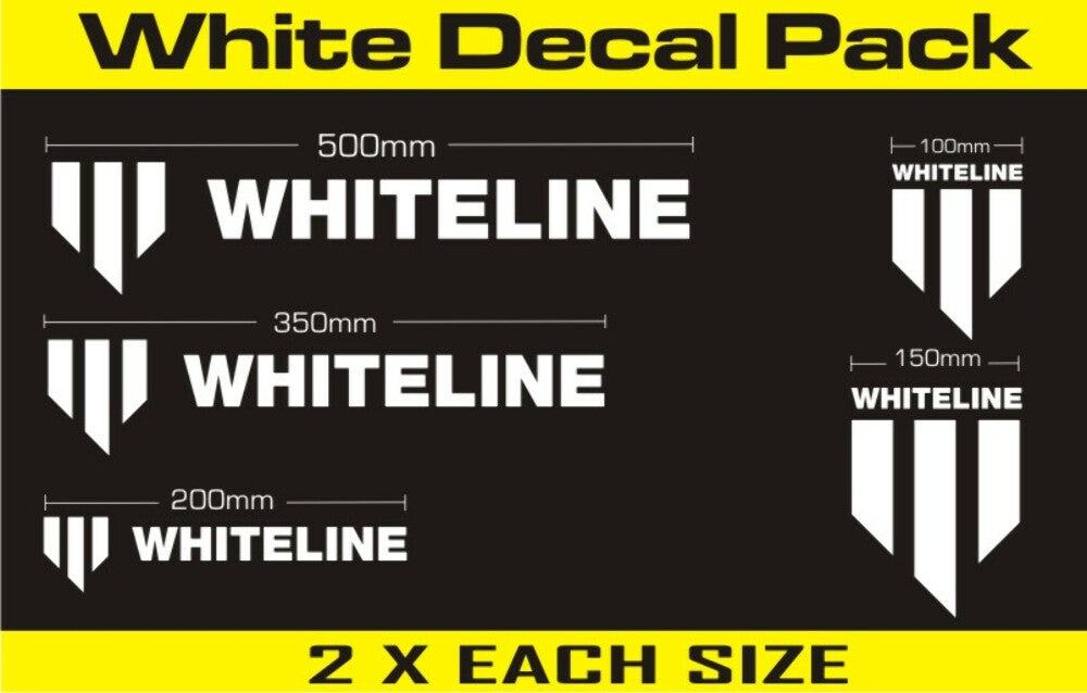 KWM004 Whiteline Whiteline Decal Kits - White