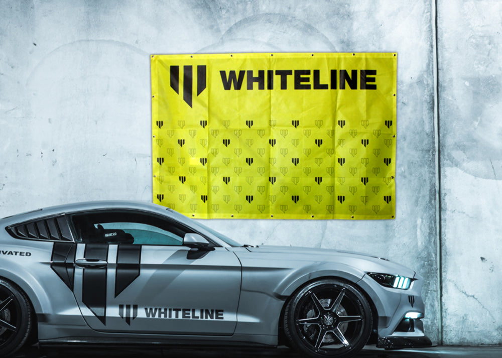 KWM005 Whiteline Whiteline Banner - Yellow - Large - H = 2.4m x L = 1.6m