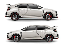 KWM042L Whiteline Whiteline Vehicle Emblem Decal Pack Black 37.6