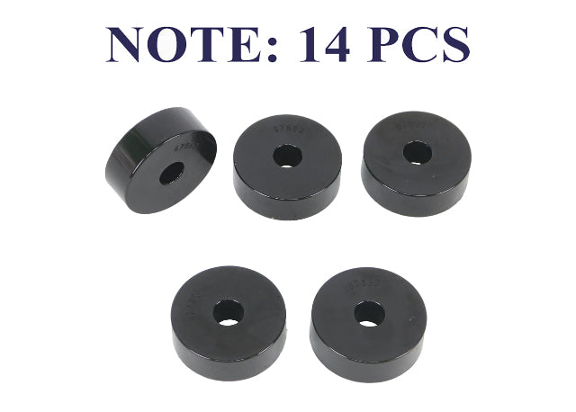 Whiteline W93478 Body Mount Bushings Fits Jeep CJ5 59-73