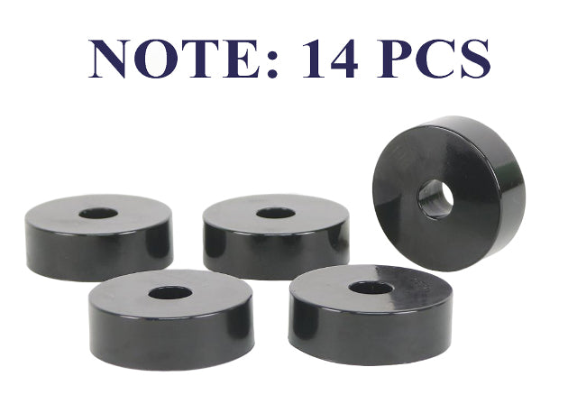 Whiteline W93478 Body Mount Bushings Fits Jeep CJ5 59-73