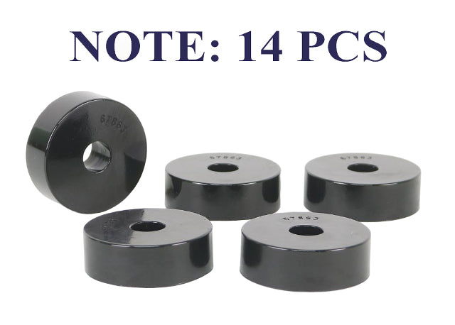 Whiteline W93478 Body Mount Bushings Fits Jeep CJ5 59-73