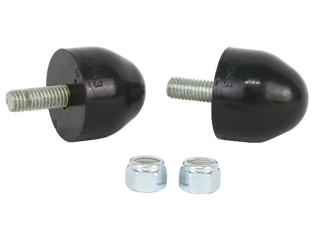 Whiteline W93506 Universal Bump Stops 2 H 39.7mm 38.1mm Dia Bullet Shaped