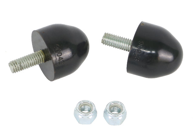 Whiteline W93506 Universal Bump Stops 2 H 39.7mm 38.1mm Dia Bullet Shaped