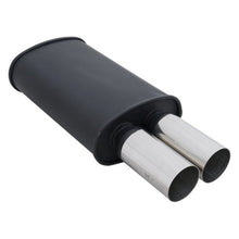 Load image into Gallery viewer, MEGAN MR-MU-MDT-B Dual 3" Tips 2.5" pipping BLACK
