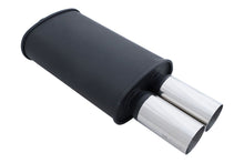 Load image into Gallery viewer, MEGAN MR-MU-MDT-B Dual 3" Tips 2.5" pipping BLACK