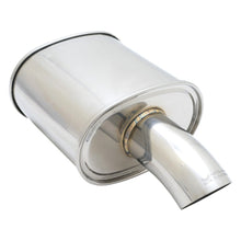 Load image into Gallery viewer, MEGAN MR-MU-MFG 2.5" Inlet 3.5" SINGLE Curved Stainless Steel Tip