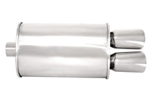 Load image into Gallery viewer, MEGAN MR-MU-OVA 2.5" Inlet 3.5"x2.5" Dual Oval Stainless Steel Tips